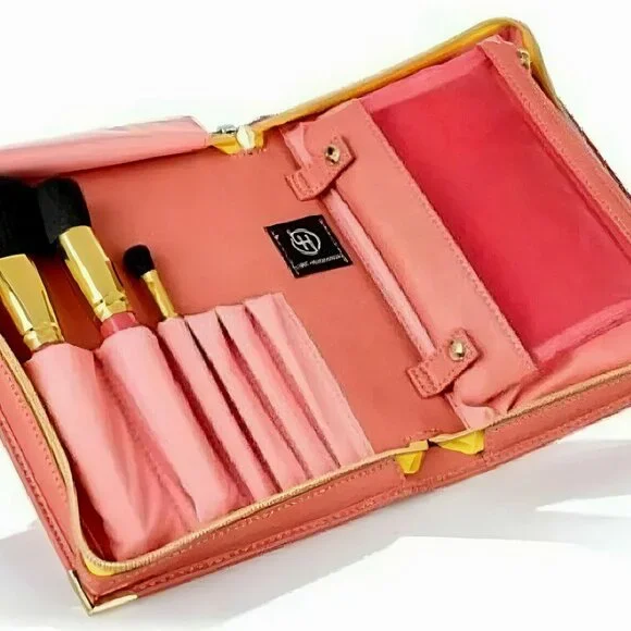 Disney Beauty And The Beast Makeup Bag & Makeup Brushes Clutch By Luke Henderson
